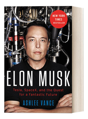 英文原版 Elon Musk 硅谷钢铁侠 特斯拉之父 埃隆·马斯克传 精装 英文版 进口英语原版书籍