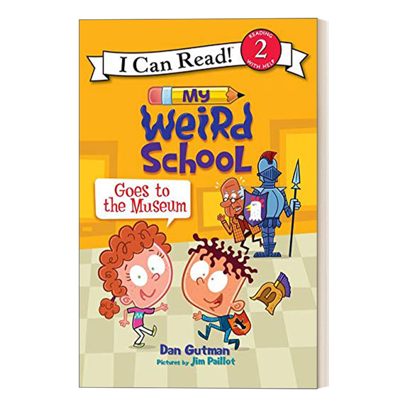 英文原版 My Weird School Goes to the Museum 疯狂学校分级读物 I Can Read Level 2 英文版 进口英语原版书籍