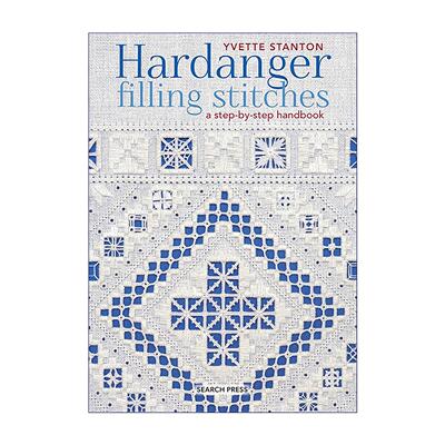 英文原版 Hardanger Filling Stitches: A Step-by-Step Handbook 哈当格刺绣填充针法完全指南 分步图解手册 进口英语原版书籍