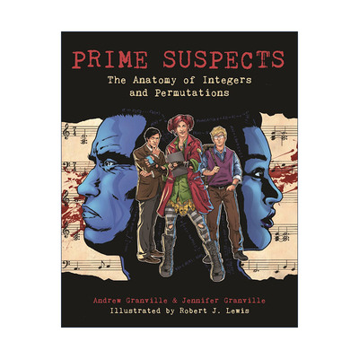 英文原版 Prime Suspects 头号嫌疑人 整数与排列的剖析 数学漫画 Andrew Granville 英文版 进口英语原版书籍