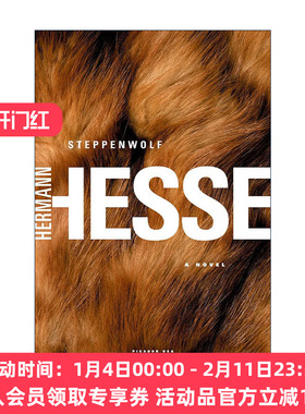 英文原版 Steppenwolf 荒原狼 诺贝尔文学奖作者赫尔曼黑塞 英文版 进口英语原版书籍