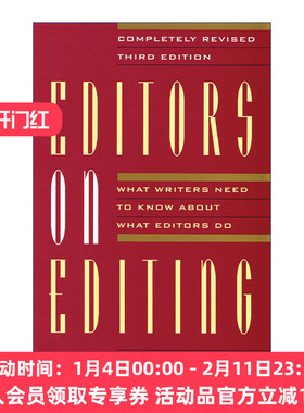 编辑人的世界  英文原版 Editors on Editing 前美国西蒙舒斯特出版公司编辑Gerald C Gross 英文版 进口英语原版书籍