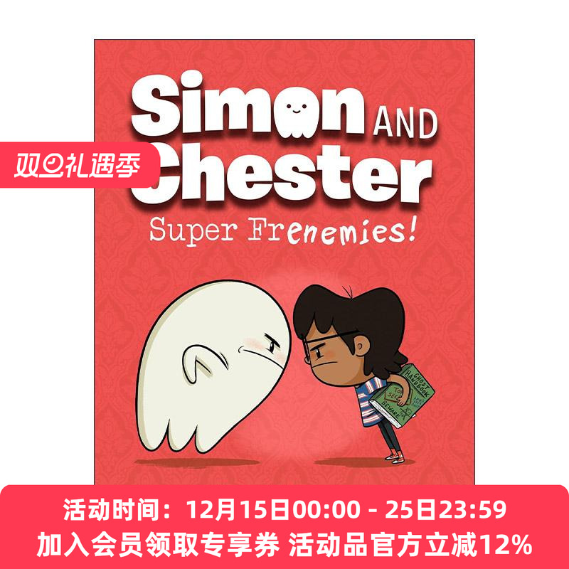 英文原版Simon and Chester 05 Super Frenemies西蒙和切斯特系列5 超级亦敌亦友 儿童全彩冒险漫画 章节桥梁故事书Cale Atkinson