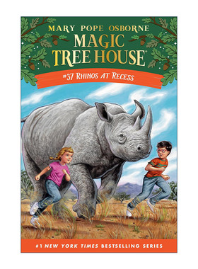 英文原版 Rhinos at Recess Mth37 休息的犀牛 神奇树屋37 英文版 进口英语原版书籍