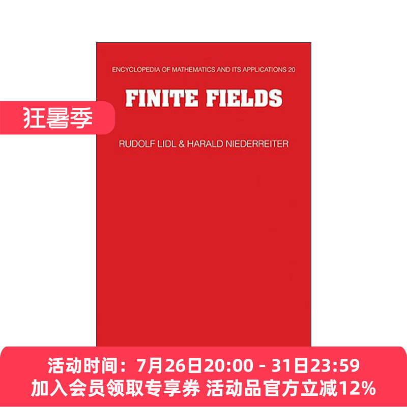 现货 英文原版 Finite Fields 有限域 剑桥数学百科及应用系列 英文版 进口英语原版书籍