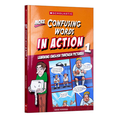 英文原版 More Confusing Words In Action 1 学乐画中画 更多易混淆词卷1 英文版 进口英语原版书籍