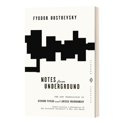 英文原版 Notes From Underground 地下室手记 陀思妥耶夫斯基 英文版 进口英语原版书籍