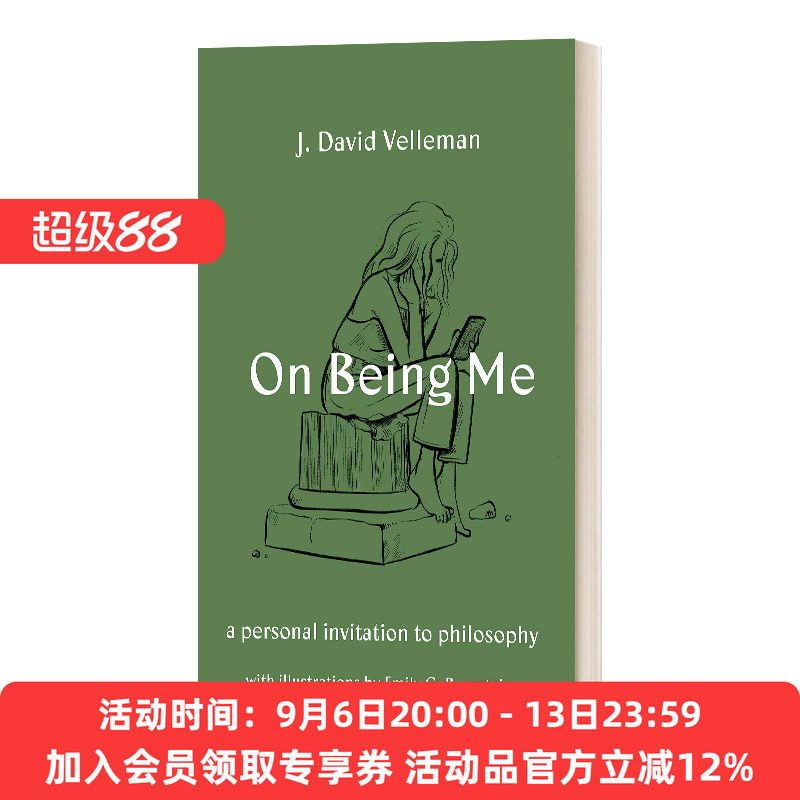 关于我 英文原版 On Being Me 人生重大命题的哲学指南 生而为人 J. David Velleman 精装 英文版 进口英语原版书籍