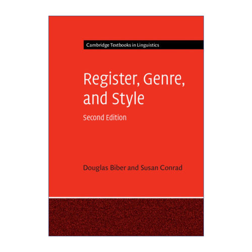 英文原版 Register  Genre  and Style 语体、语类和风格 道格拉斯·拜伯 剑桥语言学文本系列 英文版 进口英语原版书籍