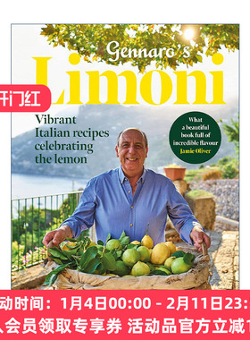 英文原版 Gennaro's Limoni 柠檬活力精装食谱 大厨Gennaro Contaldo的意大利柠檬风味菜 英文版 进口英语原版书籍