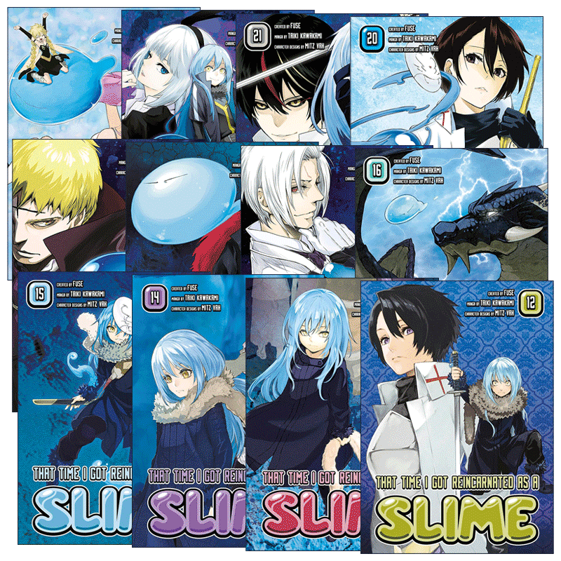 现货 英文原版 That Time I Got Reincarnated as a Slime 关于我转生变成史莱姆这档事12册 同名动漫漫画 伏濑 英文版 进口书籍