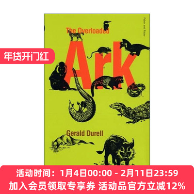 英文原版 The Overloaded Ark 超载的方舟 杰拉尔德·达雷尔 希腊三部曲作者 英文版 进口英语原版书籍
