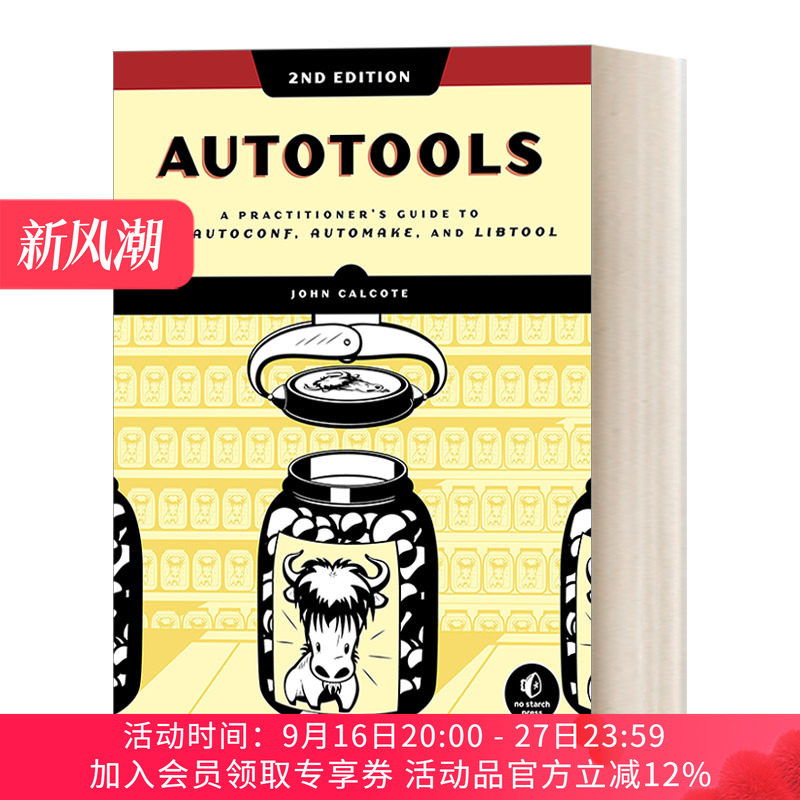 自动化工具 英文原版 Autotools 2nd Edition 第二版 计算机 John Calcote 英文版 进口英语原版书籍