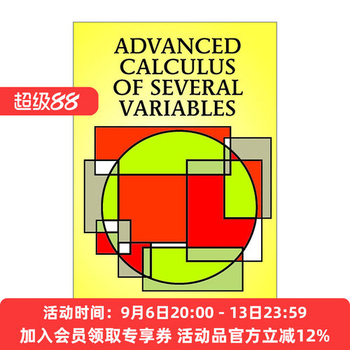 英文原版 Advanced Calculus of Several Variables 多变量高等微积分 数学 C. H. Edwards 英文版 进口英语原版书籍