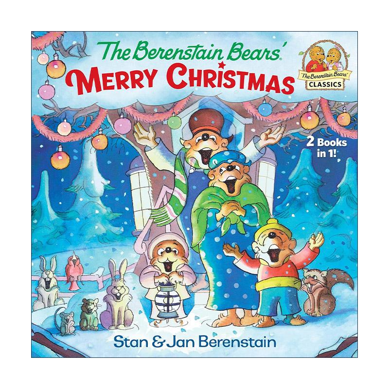 英文原版 The Berenstain Bears' Merry Christmas 贝贝熊圣诞快乐 儿童经典绘本 英文版 进口英语原版书籍