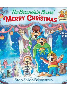 英文原版 The Berenstain Bears' Merry Christmas 贝贝熊圣诞快乐 儿童经典绘本 英文版 进口英语原版书籍