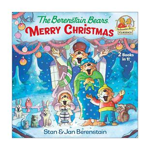 英文原版 The Berenstain Bears' Merry Christmas 贝贝熊圣诞快乐 儿童经典绘本 英文版 进口英语原版书籍