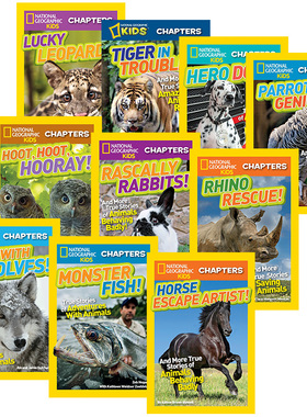美国国家地理儿童章节书10册套装 英文原版 National Geographic Kids Chapters 英文版 英语课外阅读书 少儿百科 进口原版书籍