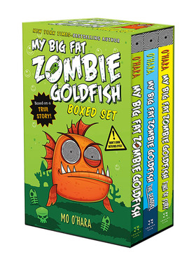 英文原版 My Big Fat Zombie Goldfish Boxed Set 大胖丧尸金鱼系列3册盒装 小学英文课外读物 英文版 进口英语原版书籍