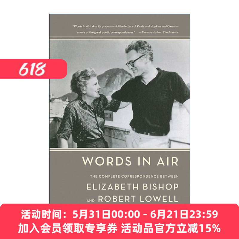 空中之语  英文原版 Words in Air 伊丽莎白毕肖普与罗伯特罗威尔的通信全集 英文版 进口英语原版书籍