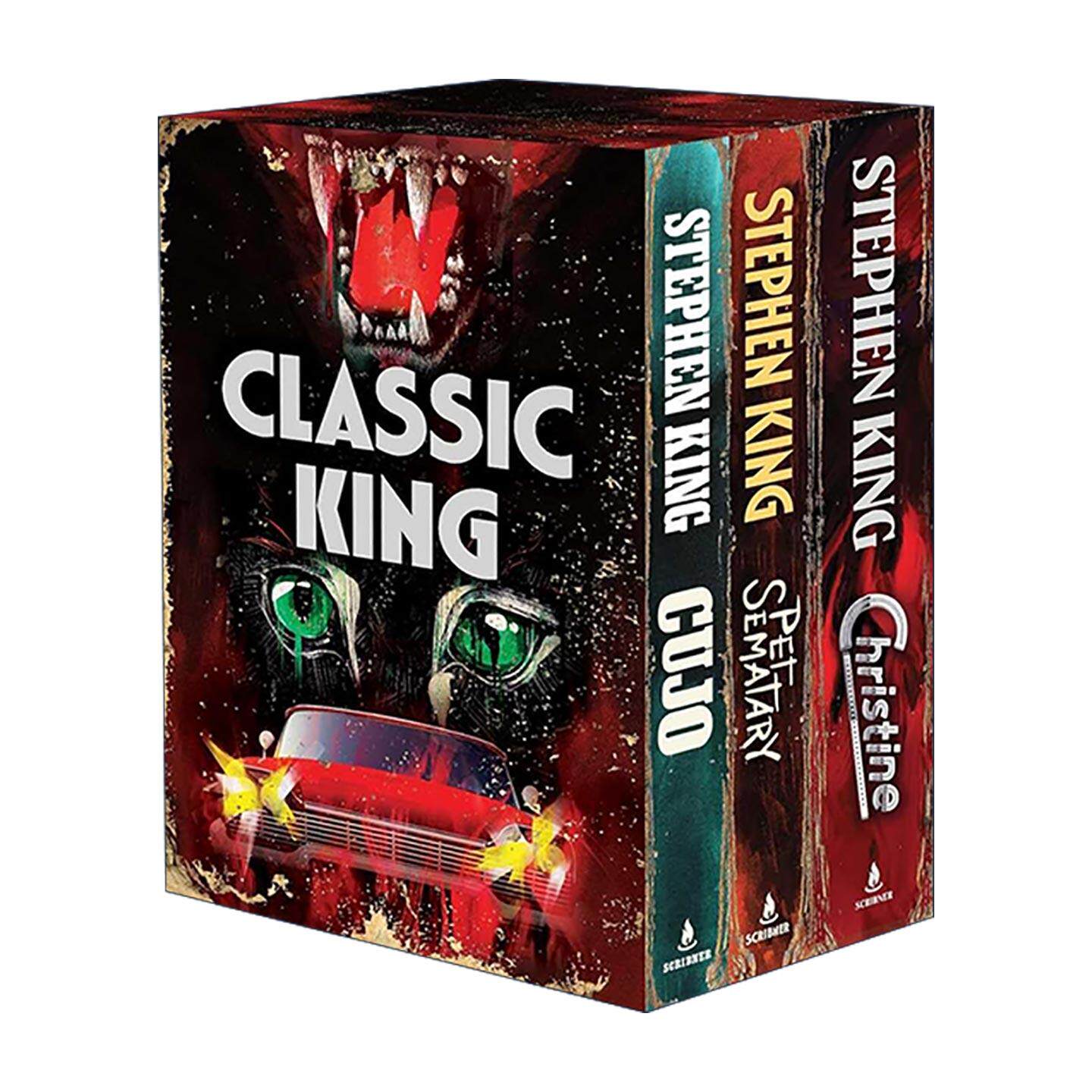 英文原版 Classic King Boxed Set 斯蒂芬金小说3册盒装 含克里斯汀 宠物公墓 厄兆 英文版 进口英语原版书籍