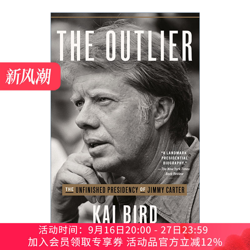 英文原版 The Outlier 美国前总统吉米卡特传 英文版 进口英语原版书籍