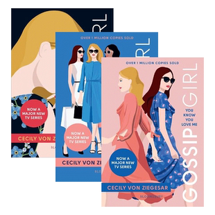 华研原版 英文原版小说 Gossip Girl 绯闻女孩系列3册 你知道你爱我 我想要所有 英文版 进口英语原版书籍