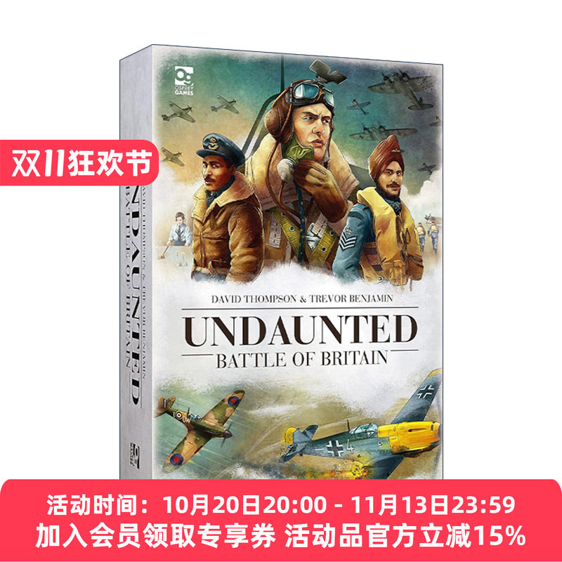 无畏 不列颠战役 英文原版 Undaunted Battle of Britain 双人战争卡牌游戏 英文版 进口英语原版书籍