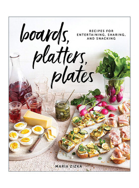 英文原版 Boards Platters Plates 菜板 盘子 碟子 聚会派对食谱 精装 英文版 进口英语原版书籍