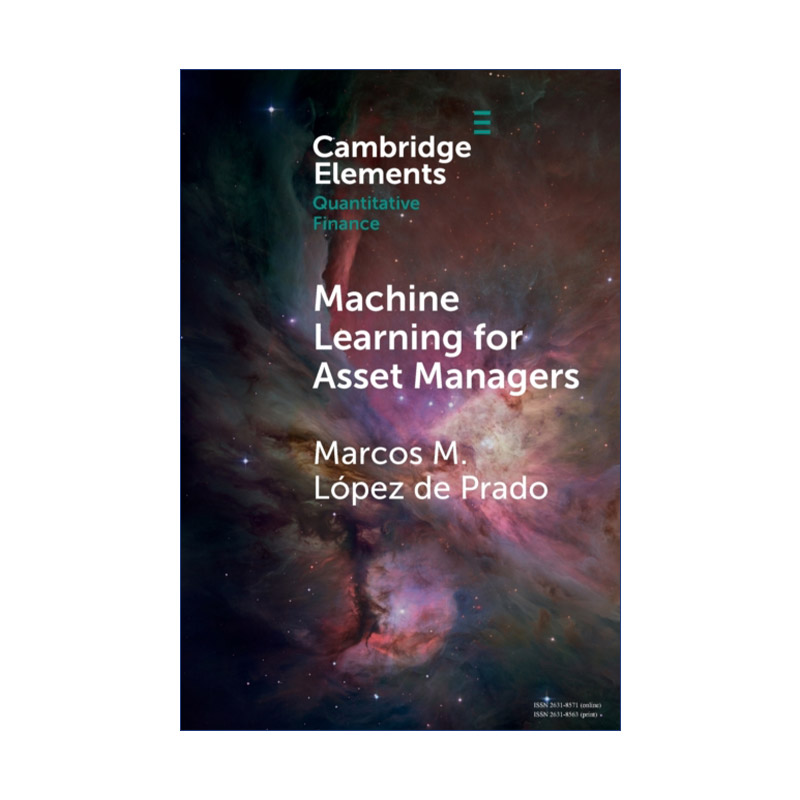 面向资产管理者的机器学习英文原版 Machine Learning for Asset Managers剑桥量化金融丛书系列英文版进口英语原版书籍