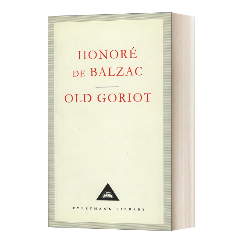 英文原版小说 Old Goriot 高老头 巴尔扎克 Everyman精装版 英文版 进口英语原版书籍