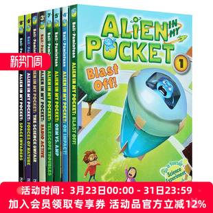 口袋里 Alien 华研原版 Pocket 英文版 英文原版 冒险 外星人8册套装 进口英语启蒙认知书 儿童初级桥梁章节书 和外星人