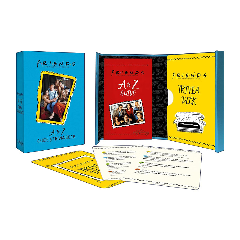 英文原版 Friends A to Z Guide and Trivia Deck 老友记 知识问答卡 英文版 进口英语原版书籍