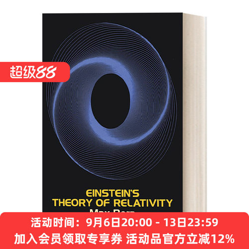 英文原版 Einstein's Theory of Relativity 爱因斯坦的相对论Max Born 英文版 进口英语原版书籍