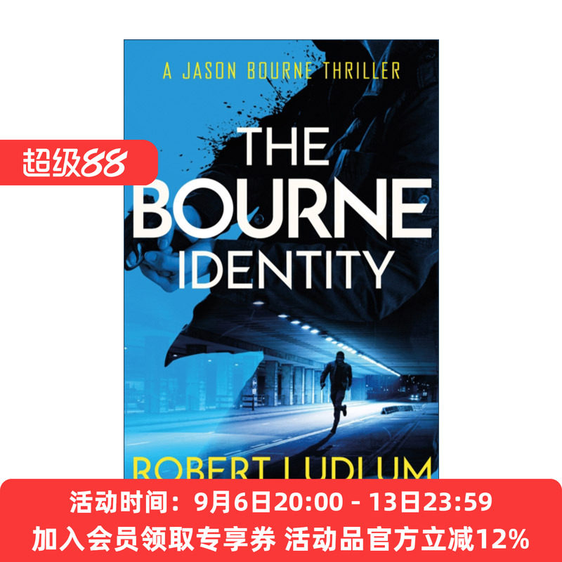 英文原版小说 The Bourne Identity 伯恩的身份 谍影重重1电影原著小说 英文版 进口英语原版书籍