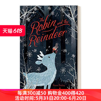 知更鸟和驯鹿 英文原版绘本 The Robin and the Reindeer 精装 英文版 进口英语原版书籍