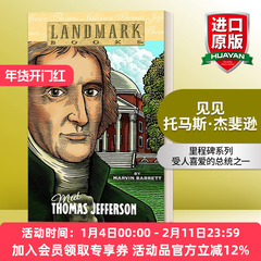 见见托马斯·杰斐逊 英文原版 Meet Thomas Jefferson Landmark Books里程碑系列 英文版 进口英语原版书籍