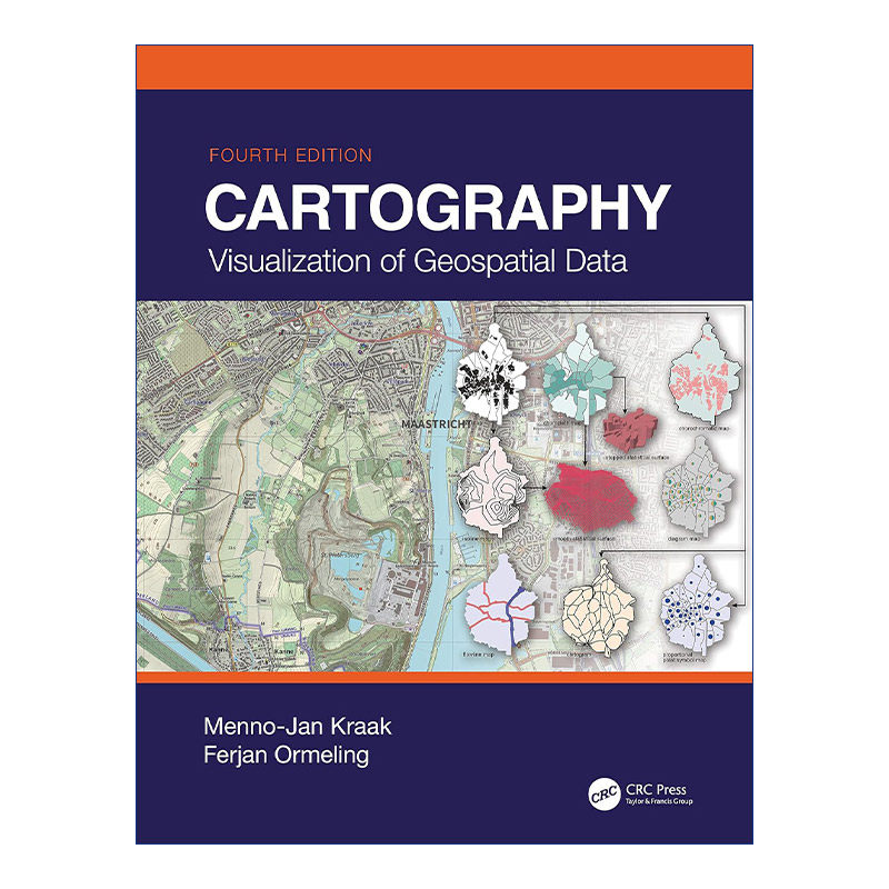 制图 英文原版 Cartography 地理空间数据的可视化 第四版 英文版 进口英语原版书籍