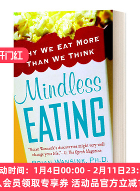 瞎吃 英文原版 Mindless Eating 最好的节食就是你根本不知道自己在节食 英文版 进口英语原版书籍
