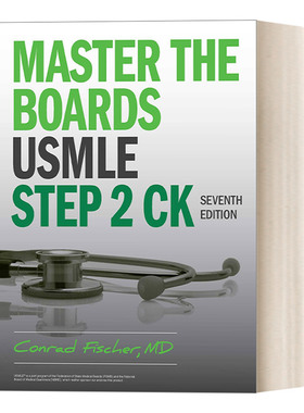 英文原版 Master the Boards USMLE Step 2 CK 7th Ed.美国执业医师资格考试第二步 临床知识 学科知识 第7版 英文版 进口英语书籍