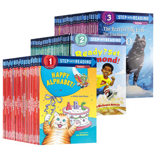 进口英文原版 分级读物123阶段81册全套 绘本Step into 3儿童读物人文历史科学英语阅读书 华研原版 Reading1 美国企鹅兰登经典