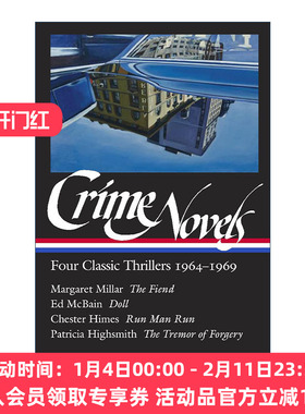 英文原版 1964-1969 犯罪小说选集 Crime Novels Four Classic Thrillers 1964-1969年间四部经典惊悚小说 精装 进口英语原版书籍