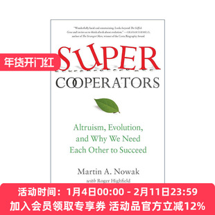 英文原版 SuperCooperators 超级合作者 利他主义 进化以及为什么我们需要彼此成功英文版 进口英语原版书籍