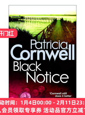 英文原版 Black Notice 首席女法医10 黑色通告 惊悚悬疑犯罪小说 Patricia Cornwell 英文版 进口英语原版书籍