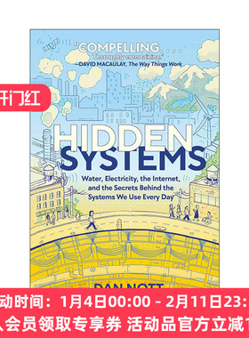 英文原版 Hidden Systems 城市运转的秘密 水 电 互联网背后的故事 儿童科普漫画 丹·诺特 英文版 进口英语原版书籍