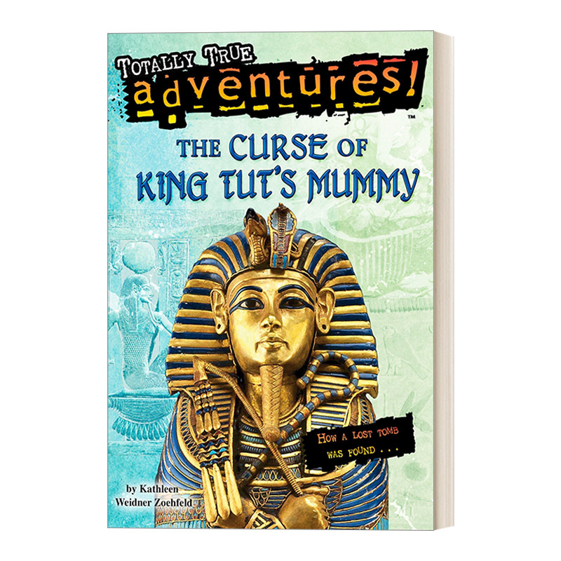图坦卡蒙法老的诅咒 英文原版 The Curse of King Tut's Mummy 完全真实的冒险系列 儿童科普百科 Jim Nelson 英文版 进口书籍