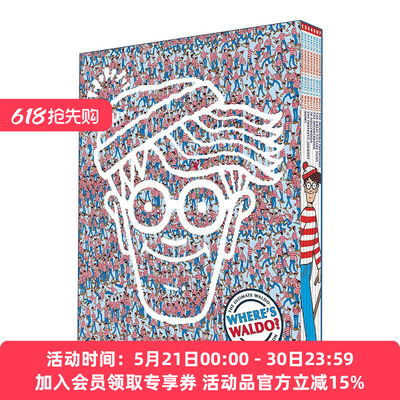 英文原版 Where's Waldo The Ultimate Waldo-Watcher Collection 沃尔多在哪里 终极合集 儿童趣味游戏活动书 进口英语书籍