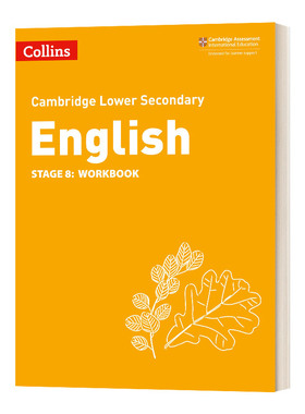 英文原版 Collins Cambridge Lower Secondary English Workbook Stage 8 柯林斯剑桥初中英语练习册 第八阶段 英文版 进口英语书