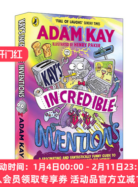 凯的奇妙发明 英文原版 Kay’s Incredible Inventions 趣味插画科普书 英文版 进口英语原版书籍