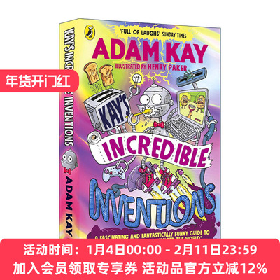 凯的奇妙发明 英文原版 Kay’s Incredible Inventions 趣味插画科普书 英文版 进口英语原版书籍